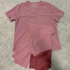 FIGS Maternity set– Mauve Pink xxl top/xl bottom